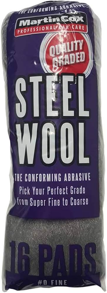 Martin Cox Steel Wire Wool (Choose Grade) - 16 Pads