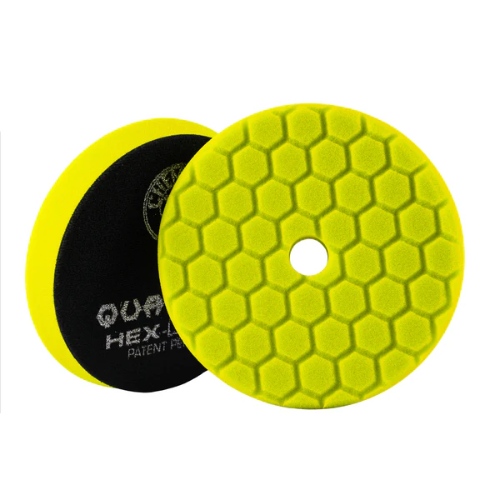 Chemical Guys Hex-Logic Quantum Yellow Heavy Cutting Pad 5.5"