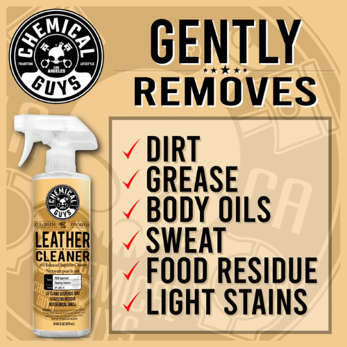 Chemical Guys Leather Cleaner Colorless And Odorless 473ml