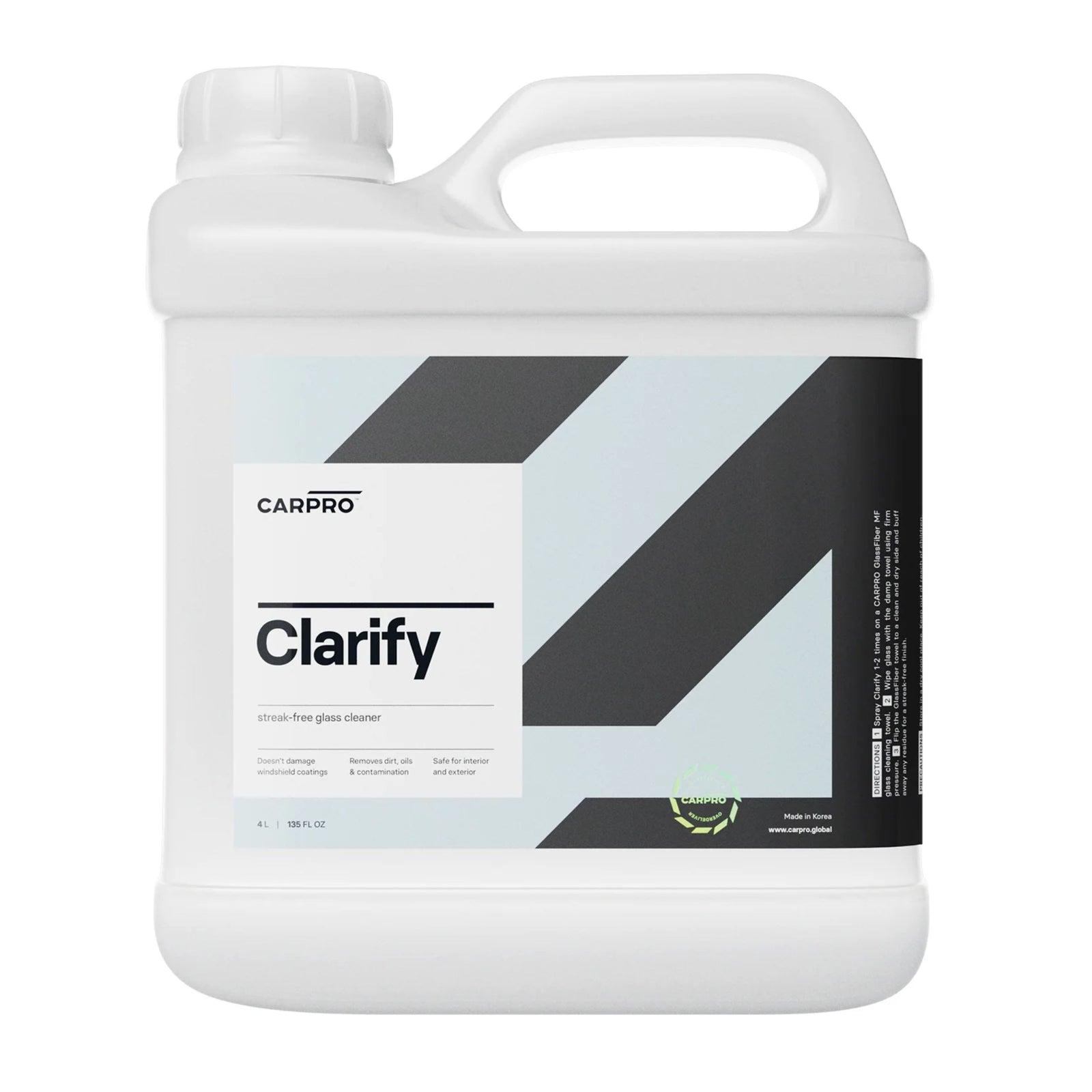 CarPro Clarify Phobic Glass Cleaner - Interior and Exterior