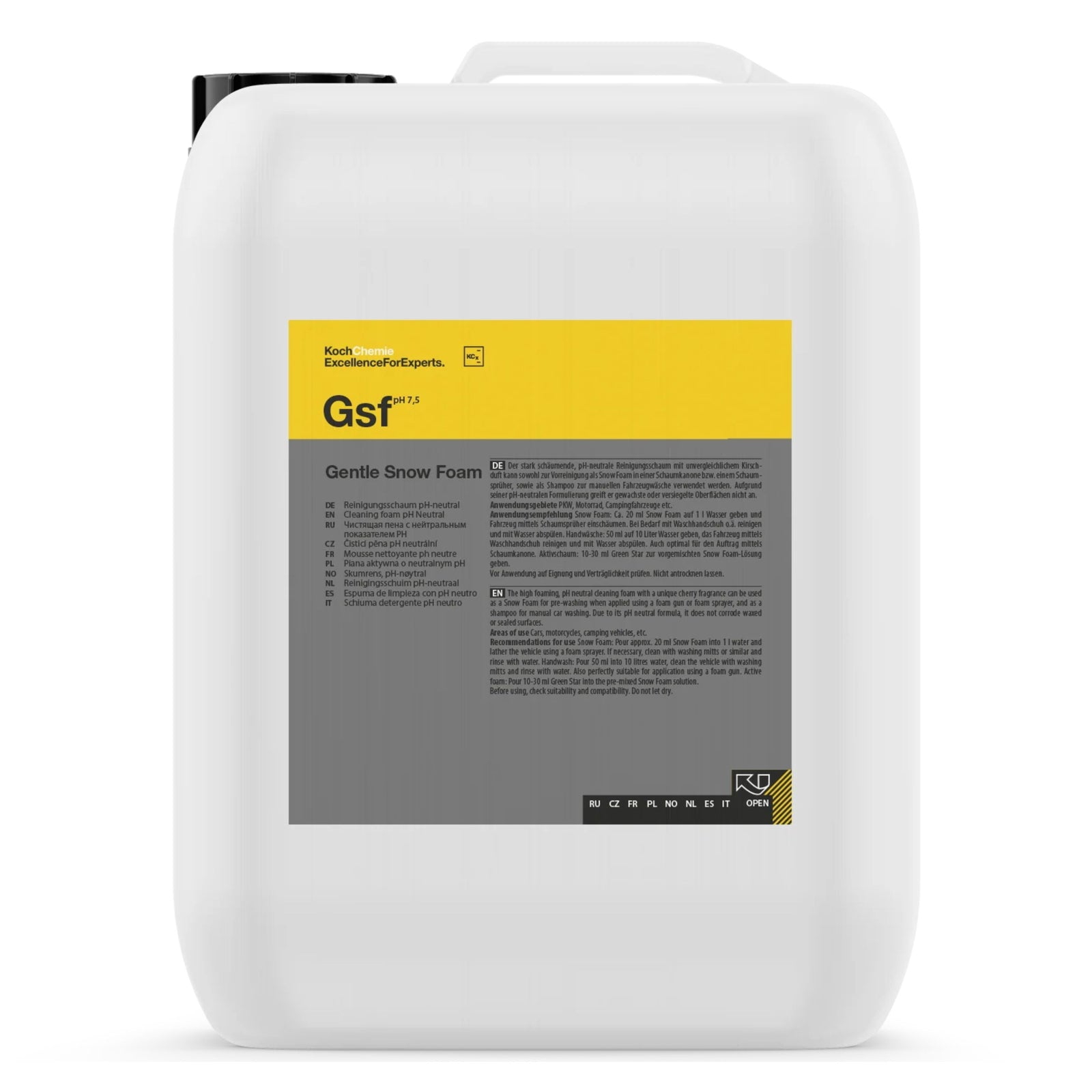 Koch Chemie GSF Gentle Snow Foam - Thick Foam Solution