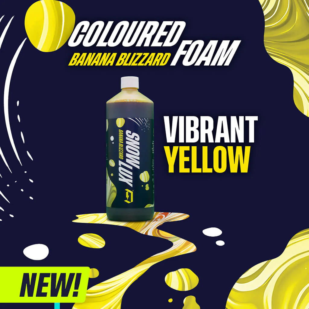 Duel Snow Lux - Banana Blizzard Yellow Coloured Snow Foam 1L