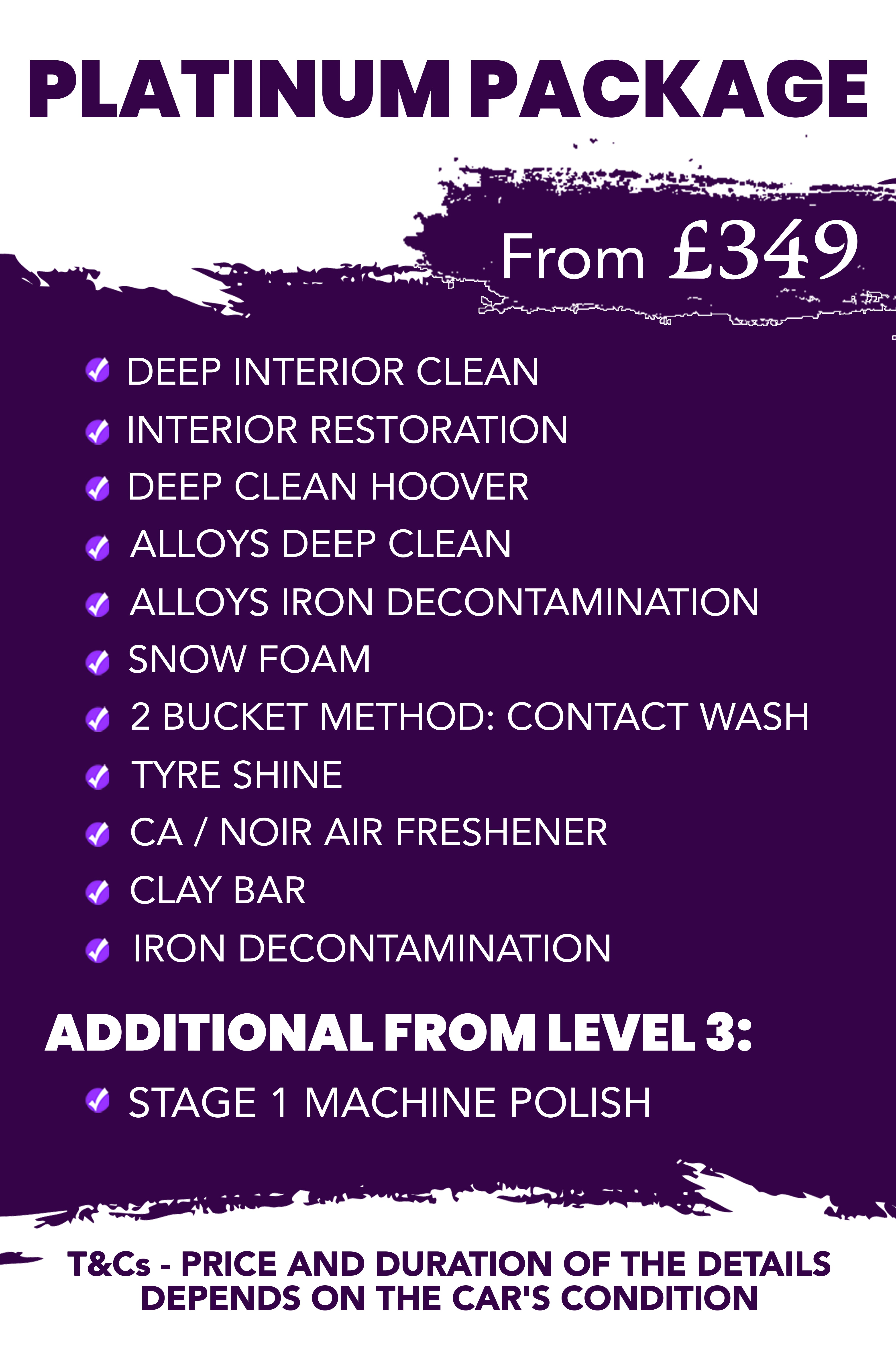 Level 4 Detail - Platinum Package